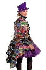 excl Kostüm Jacke Frack Damen Carnevale Fiesta Karnevalsjacke Fasching Karneval