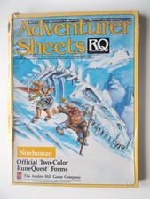 RuneQuest Adventurer Sheets