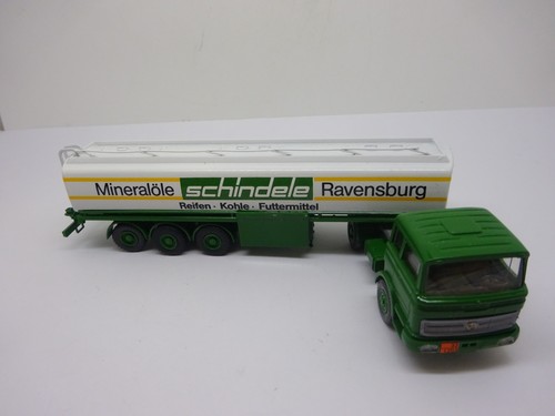 Wiking 2223 tank sattelzug - mb, tank-sattelzug