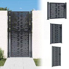 Gartentor Stahl Anthrazit