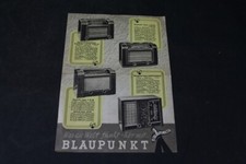 alter Druck Flyer Blaupunkt Radio Reklame Sammler vintage