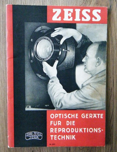 Carl zeiss jena - jena, optische