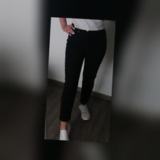Zara Mom Jeans Gr 36 S Schwarz