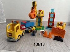 LEGO Duplo® Große Baustelle (10813) Bagger Kipplaster Hochkran Baustellenzubehör