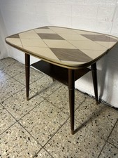 50er 60er Jahre Beistelltisch Nierentisch Mid Century Ära Couchtisch Tisch 66x47