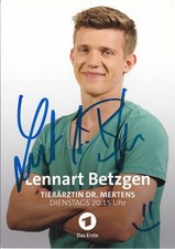 Lennart BETZGEN - dt. Schauspieler, "Tierärztin Dr. Mertens", Original-Autogramm