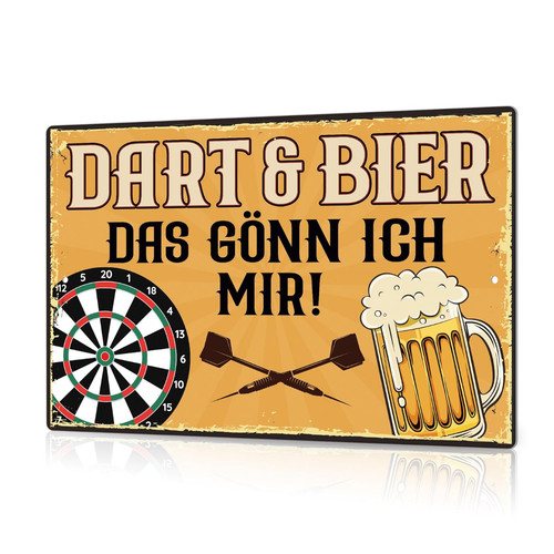 Blechschild vintage metall - blechschild, bar