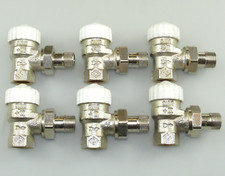 6 x HEIMEIER THERMOSTATVENTIL V-EXACT II 3/8" ECK HEIZKÖRPERVENTIL 3711-01.000