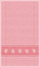 Waffeltuch "Edelweiß" rot