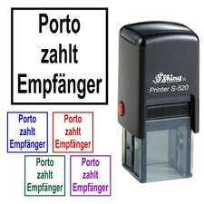 Porto zahlt Empfänger Stempel Shiny 520 Bürostempel Post Versand Art.Nr:V&P-2