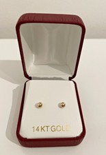 Feine Kugel Ohrstecker