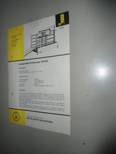 Datenblatt Prospekt Landwirtschaft DDR Laufgewichts-Viehwaage