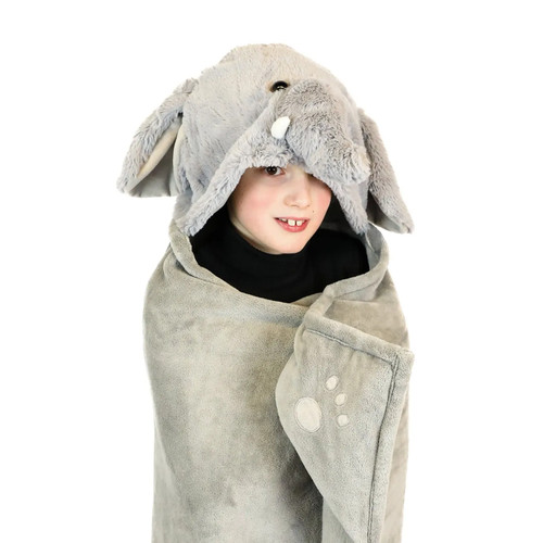 Elefant kapuzen decke extra - elefant,