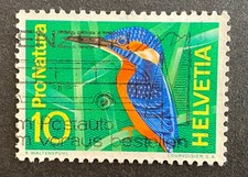 Briefmarke Schweiz Helvetia Mi 833 1966 10 Rp Pro Natura S463