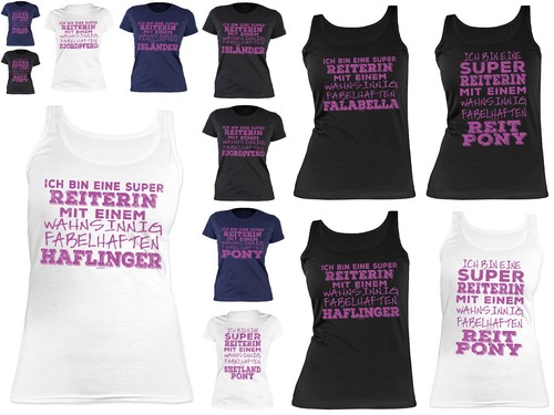 Damen pferde shirt - t-shirt,