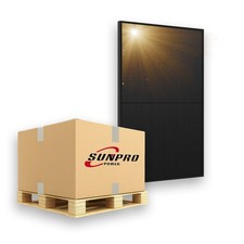 SunPro 500Wp PV Modul bifazial