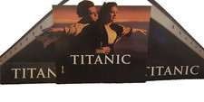 Titanic Kino Film Vintage Pappaufsteller 3 Teile Display Leonardo DiCaprio 1998