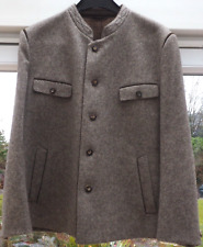 Herren Loden Jacke Schurwolle Marke BAVARIA Orig. Bay. Loden Braun Gr. 28 #175iS