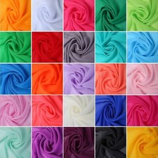 CHIFFON Stoffe  Meterware Deko