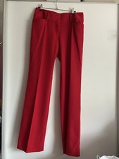 Neu dolce gabbana Hose Anzug Hose Rot Gr. IT 42 / 36 Bund 40 L 111 Hoher NP
