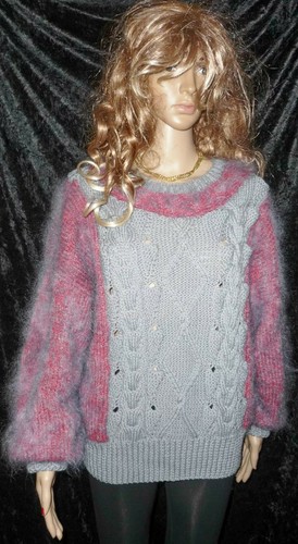 Pullover baumwolle mohair - ,
