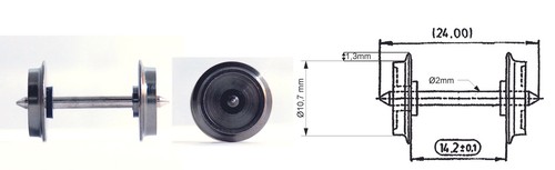 Fleischmann 00534036 radsatz - -,