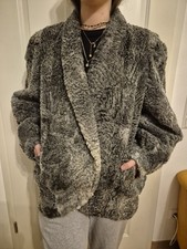 Makellose Vintage Persianer Pelz Jacke Karakul-Lamm wie neu