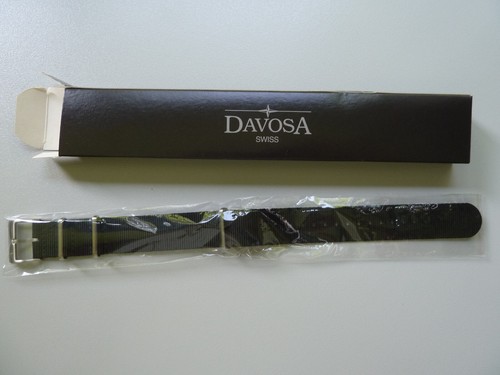 Davosa armband schwarz nylon - davosa,