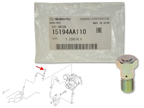 Turbolader schraube 15194aa110 - turbolader,