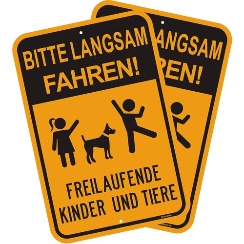 Achtung kinder und tiere - kinder,