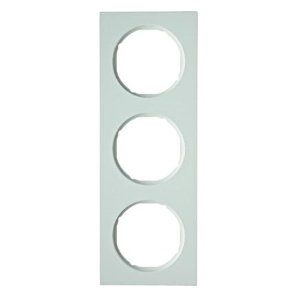 Berker triple frame - frame, white