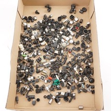 Drehknöpfe klein für Radio Kofferradios Konvolut viele verschiedene Schwarz 1 kg