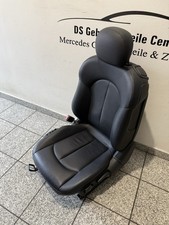 Orig. Mercedes CLK W209 A209 Cabrio Mopf Fahrersitz Sitz Leder Schwarz Links