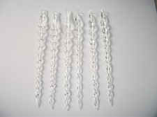 Eiszapfen Glas  Weihnachtsschmuck  Lauscha Handarbeit