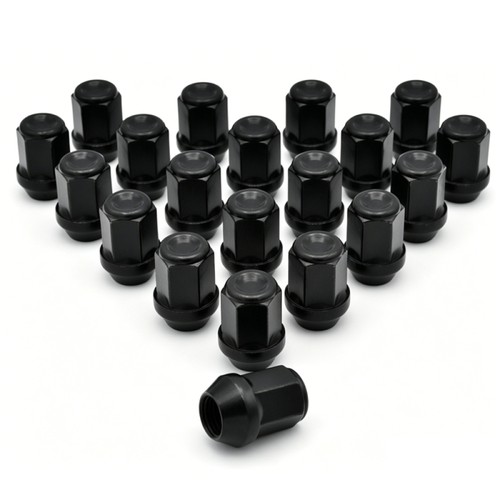 20x schwarze radmuttern - schwarze,