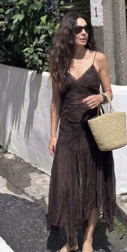 Zara viskose kleid mit - zara,