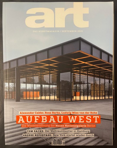 Wie neu zeitschrift art - wie, "art