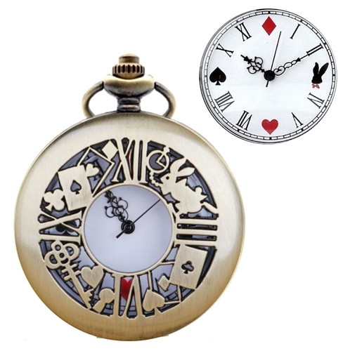 Taschenuhr alice wunderland - taschenuhr,