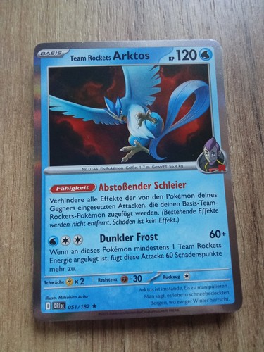 Pokemon holo karte arktos - pokemon,