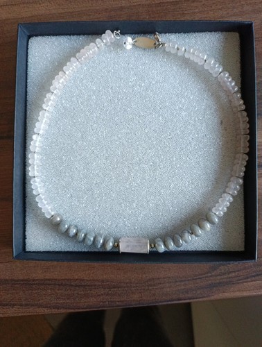 Rosenquarz labradorit collier - rosenquarz/,