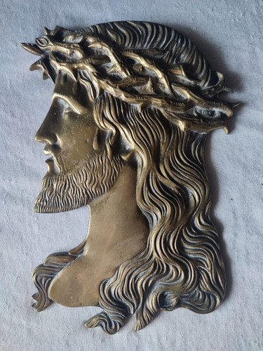 Alte jesus wandskulptur - alte,