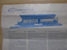 Roco Bedienungsanleitung für 4370 Erzwagen Peine Salzgitter Original