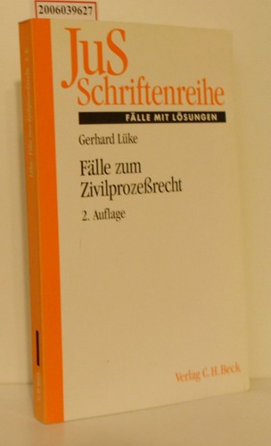 Fälle zum zivilprozeßrecht - fälle,