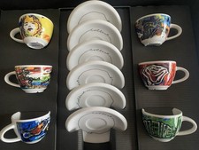 6 Kaffeetassen mit Untertasse