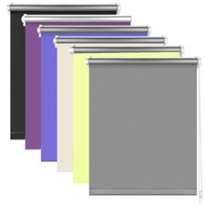 Thermorollo Verdunklungs Rollos Klemmfix ohne Bohren Fenster Jalousie Blickdicht