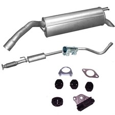 Endtopf Mitteltopf Auspuff +