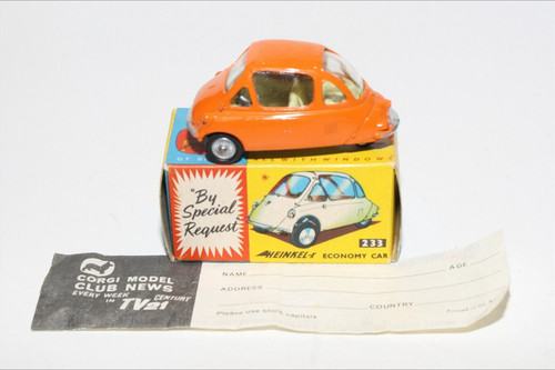 Corgi 233 heinkel - 233, car