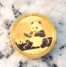Goldmünze PANDA 1 Gramm 2017