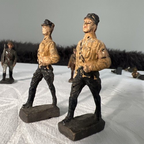 Antik massefiguren militär - 2,