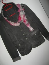 Funky STAFF Tolle Jeans Jacke GR 36 kakhi pfiffiger Blazer  Gepflegt